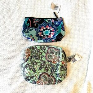 2 NWT Vera Bradley cosmetic bags